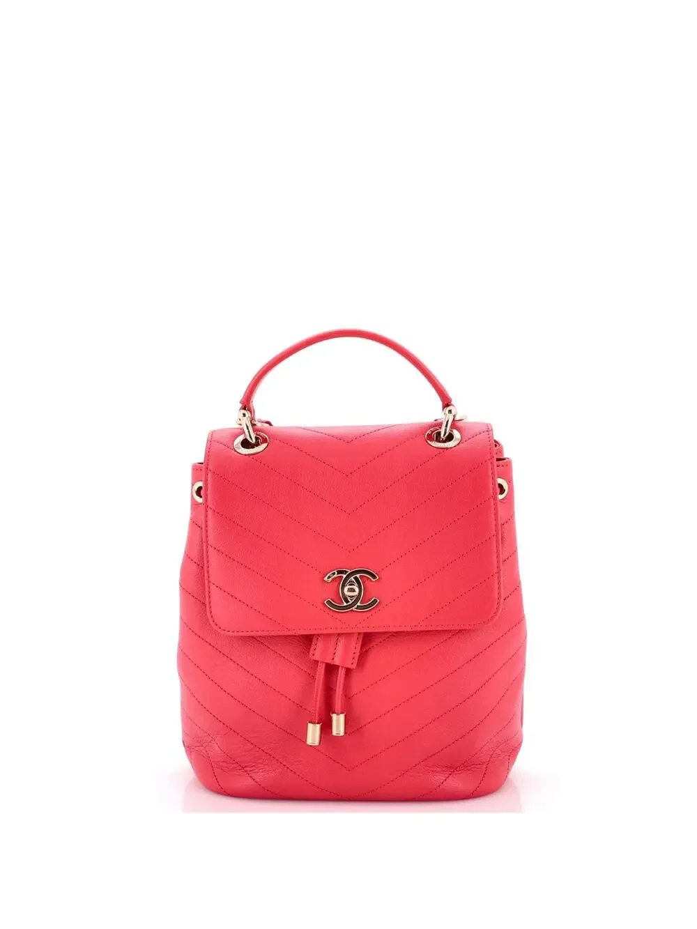 Chanel Cc Top Handle Flap Backpack #299240C46B